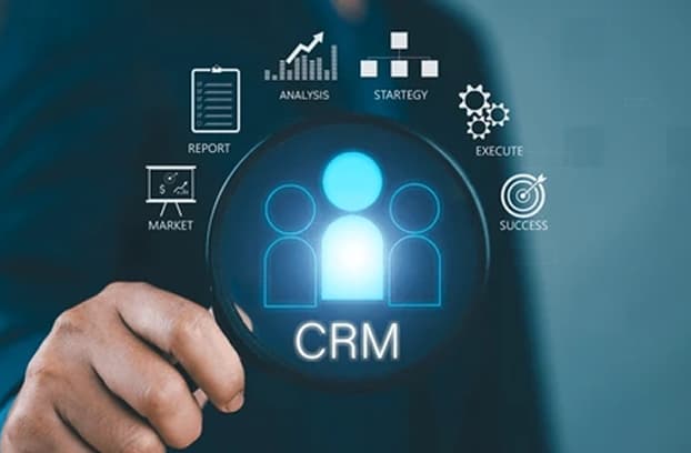 CRM development process symbolizing image